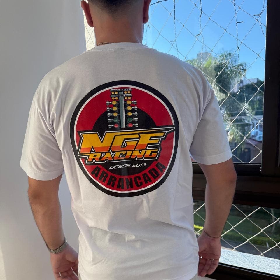 Camiseta NGF Racing Basic - Branca - foto 2