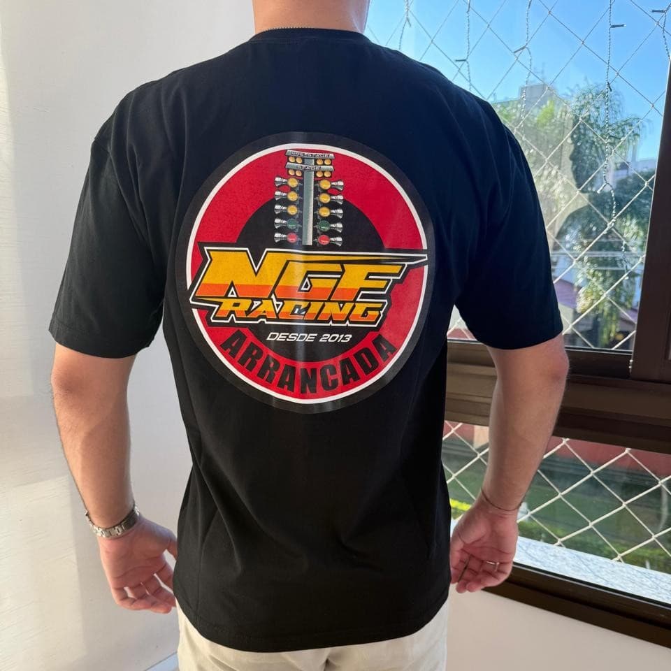 Camiseta NGF Racing Basic - Preto - foto 2