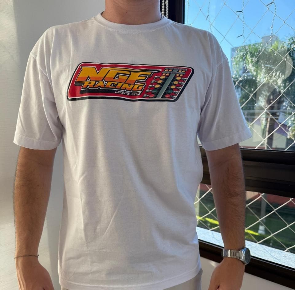 Camiseta NGF Racing Basic - Branca