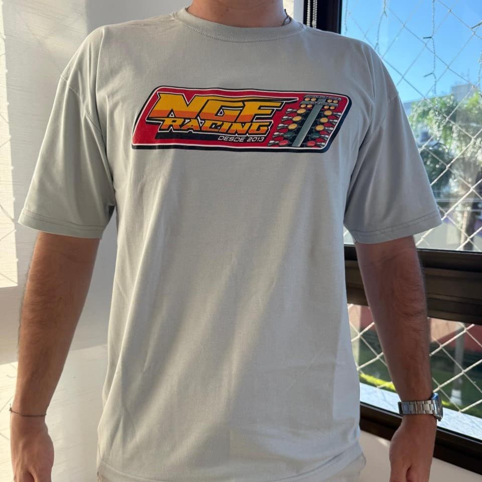 Camiseta NGF Racing Basic - Cinza